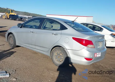 2014 Hyundai Accent Gls из США, поврежденный, VIN KMHCT4AE0EU620185